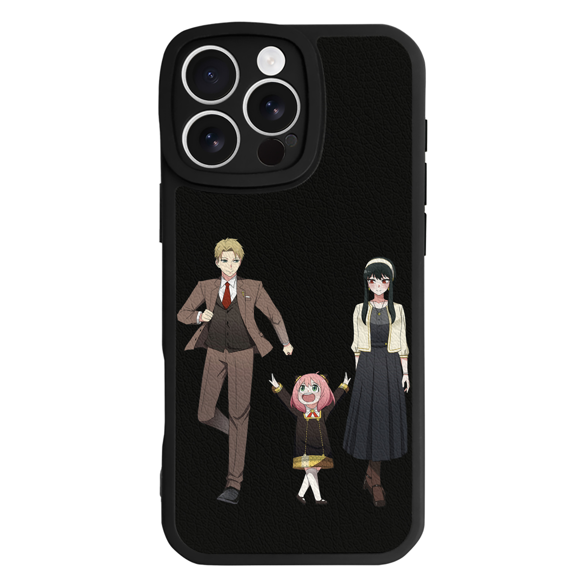 （画像用） SPY×FAMILY间谍家家酒 【iPhone 16シリーズ対応】シリコンスマホケース（レザー調） 材質：シリコン